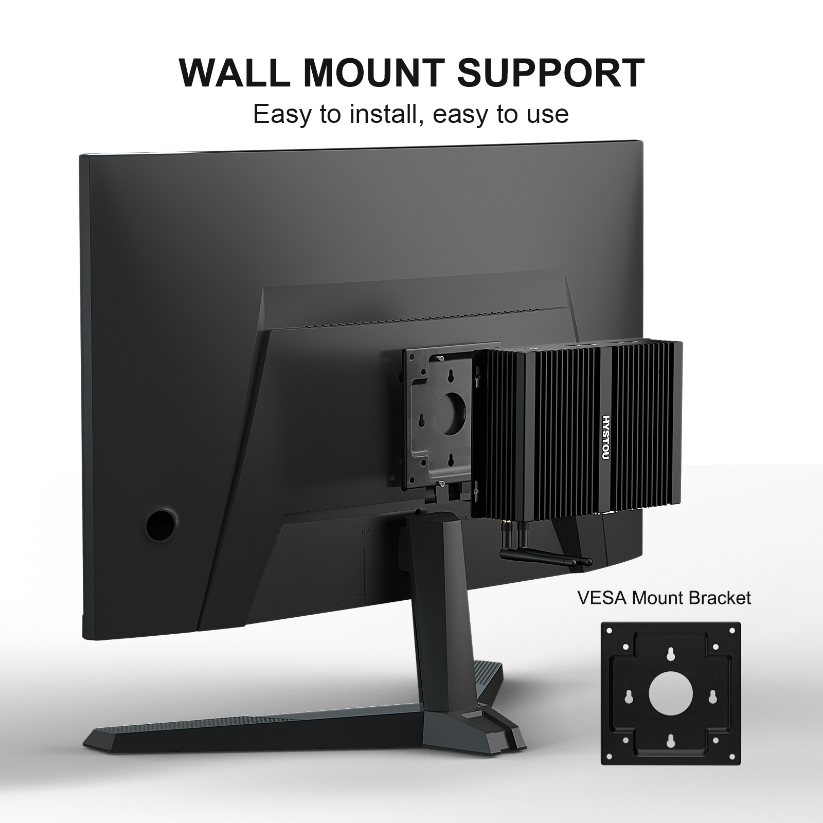 HYSTOU K4 Fanless Industrial PC - 6 COM Ports & Dual Display