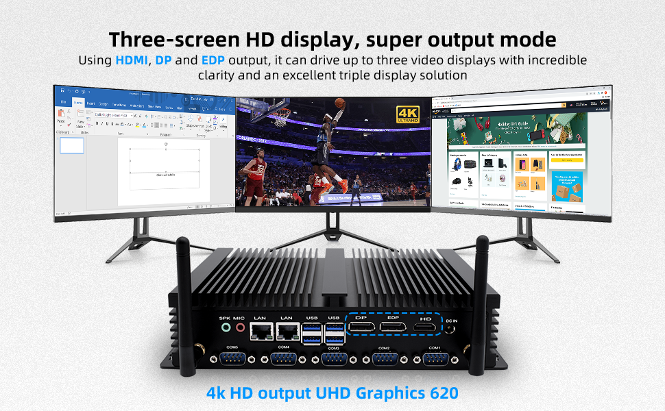 Three-screen HD display,super output mode