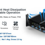Fanless Heat Dissipation - HYSTOU K4 7x24H Operation