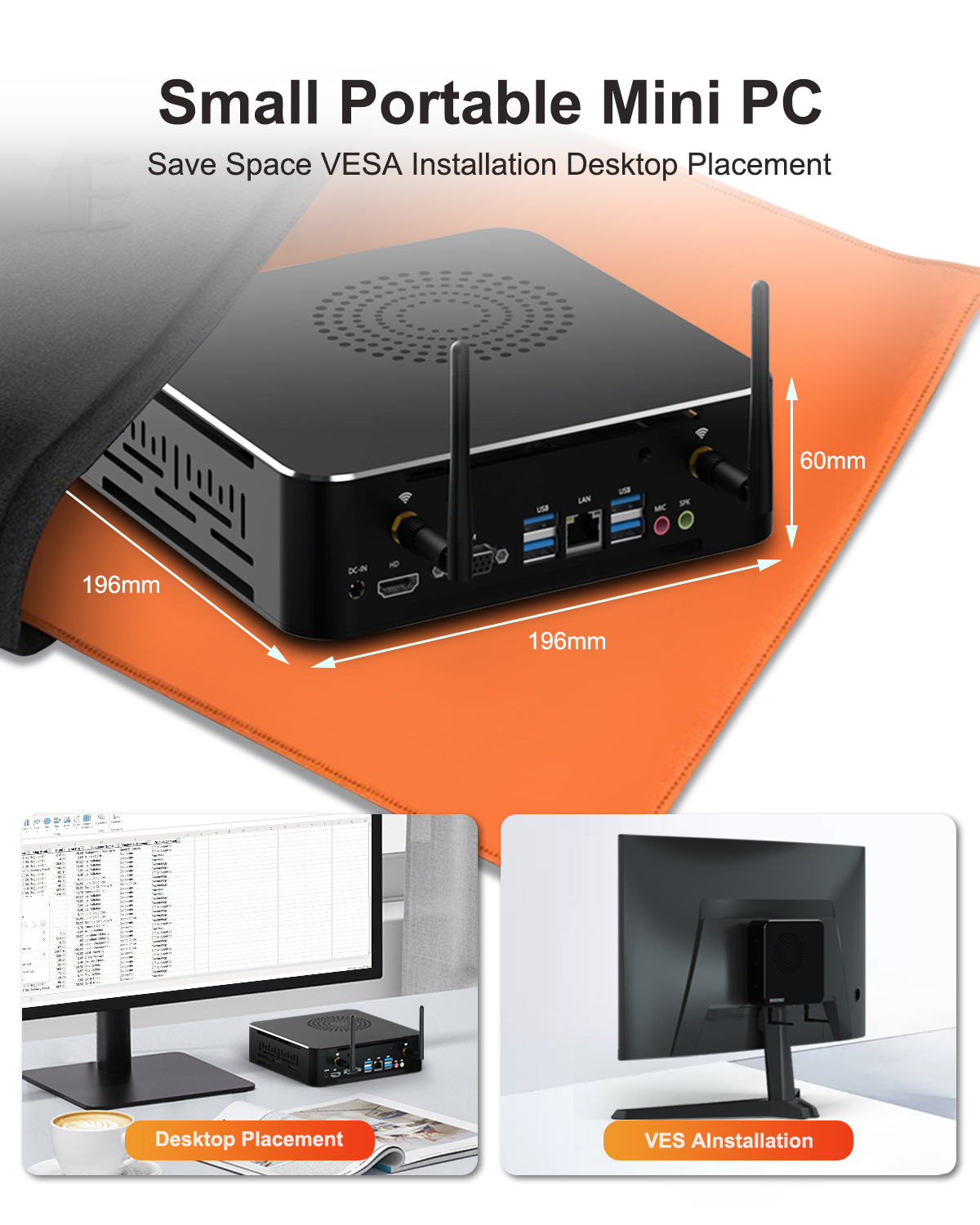 Hystou M7 Mini Gaming PC (small volume)