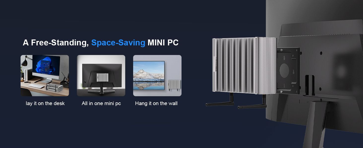 A Free-Standing, Space-Saving MINI PC