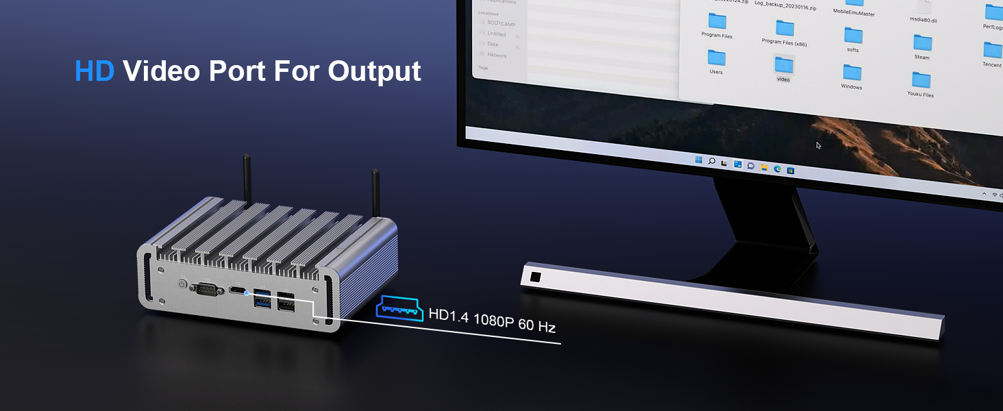 HD Video Port For Output