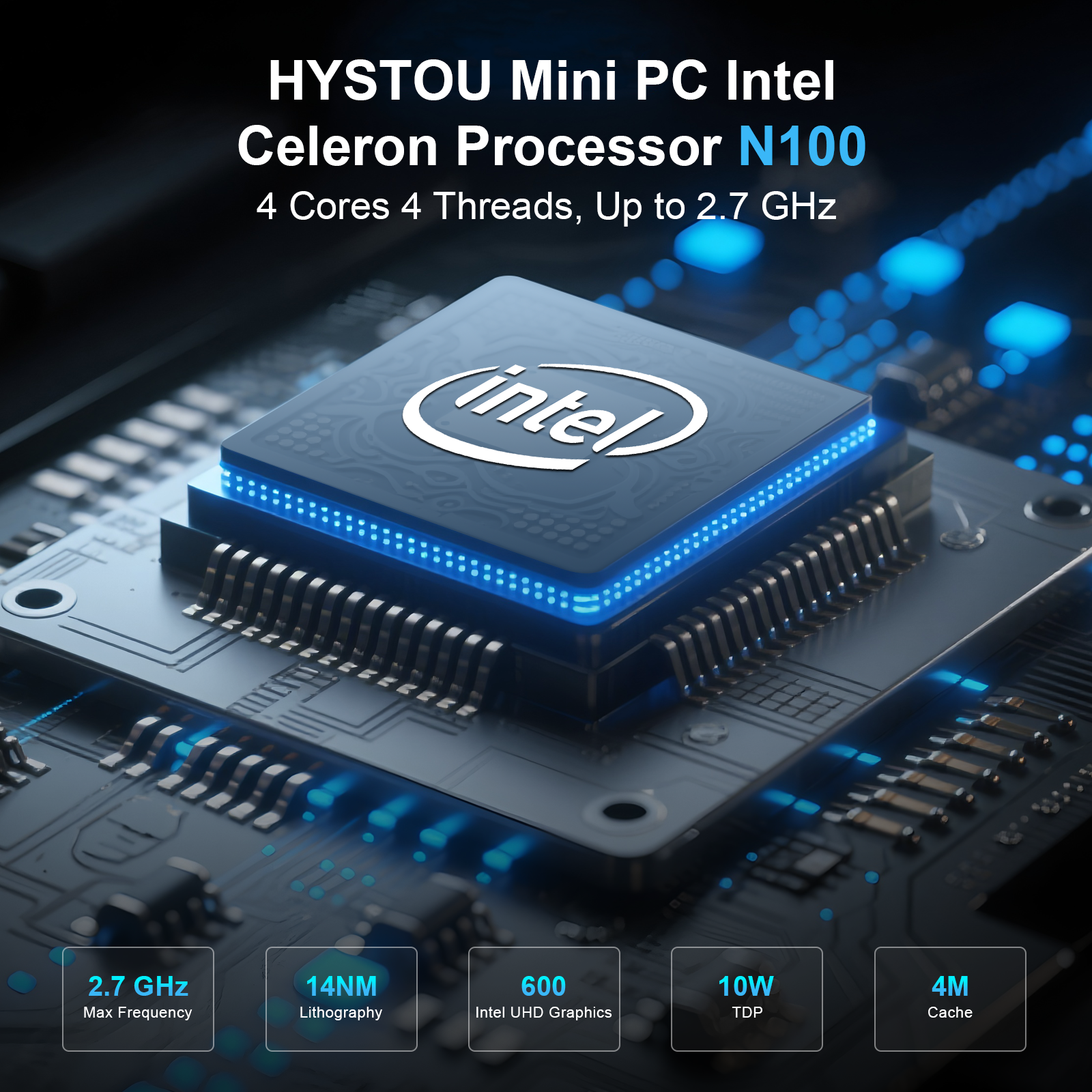 HYSTOU H3-N100 Industrial Mini PC-CPU