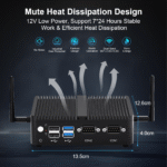 HYSTOU H3-N100 Industrial Mini PC Fuselage Cooling