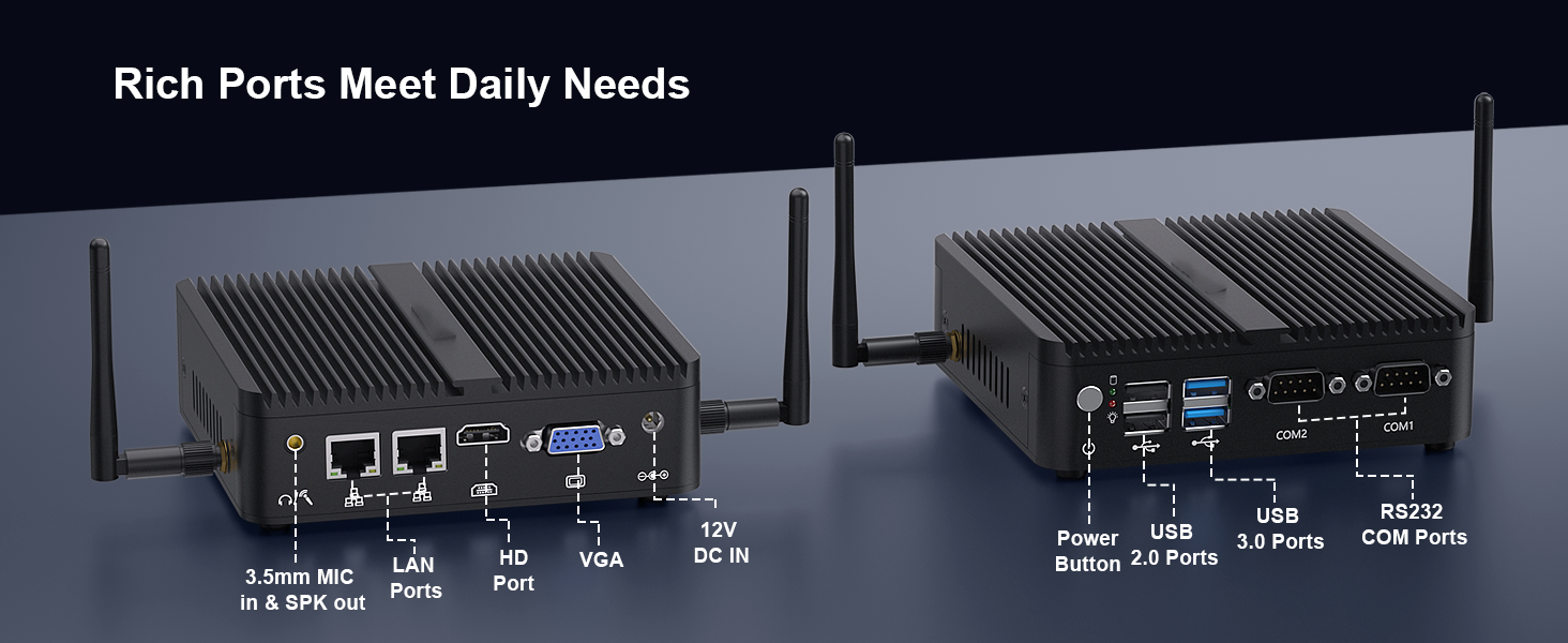 HYSTOU H3-N100 Rich Ports Meet Daily Needs