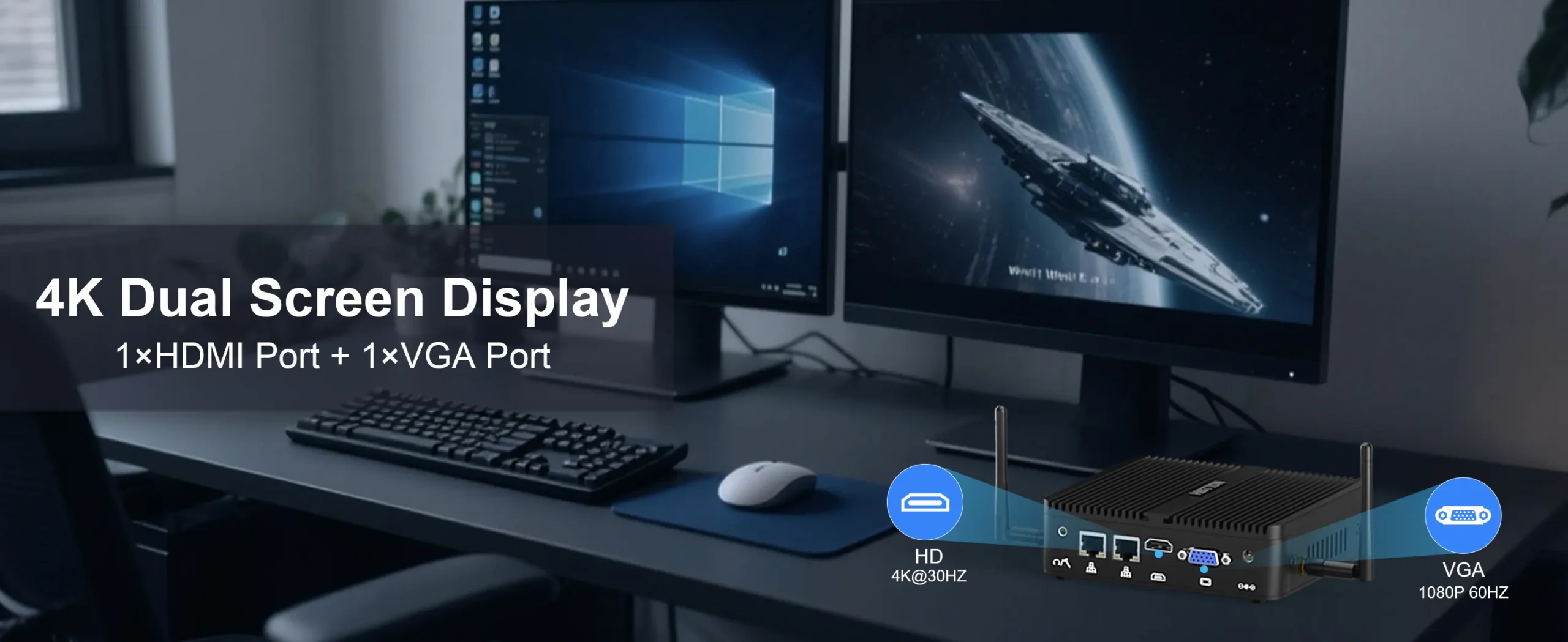 HYSTOU H3 triple display