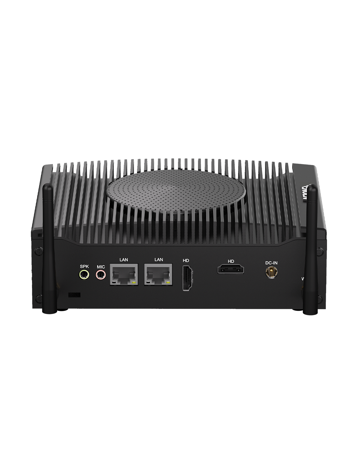 HYSTOU H7 Fan Version Mini PC Front Panel Audio LAN HDMI Ports DC-IN