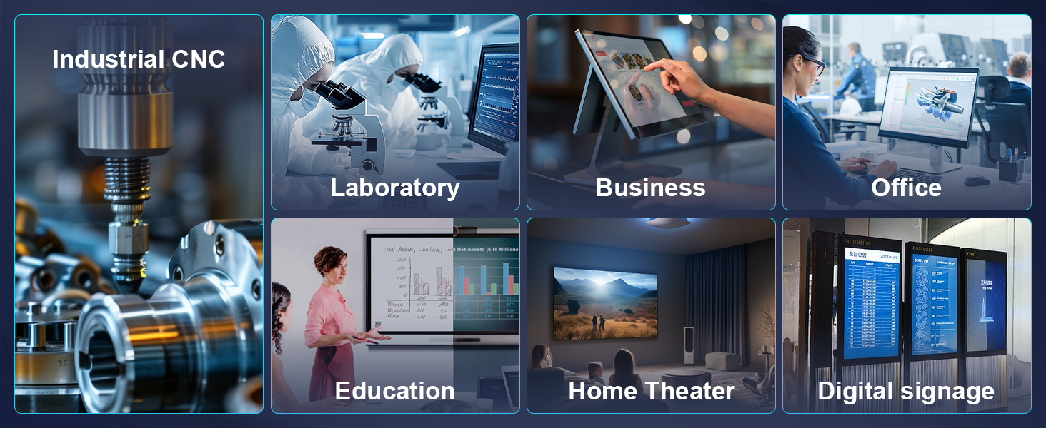 HYSTOU H7 Fan Version Mini PC Multi-Scenario Industrial CNC Laboratory Office Home Theater Digital Signage