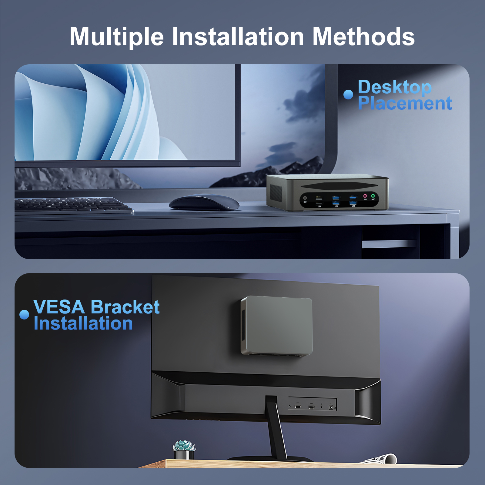 HYSTOU M9 Multiple mounting options