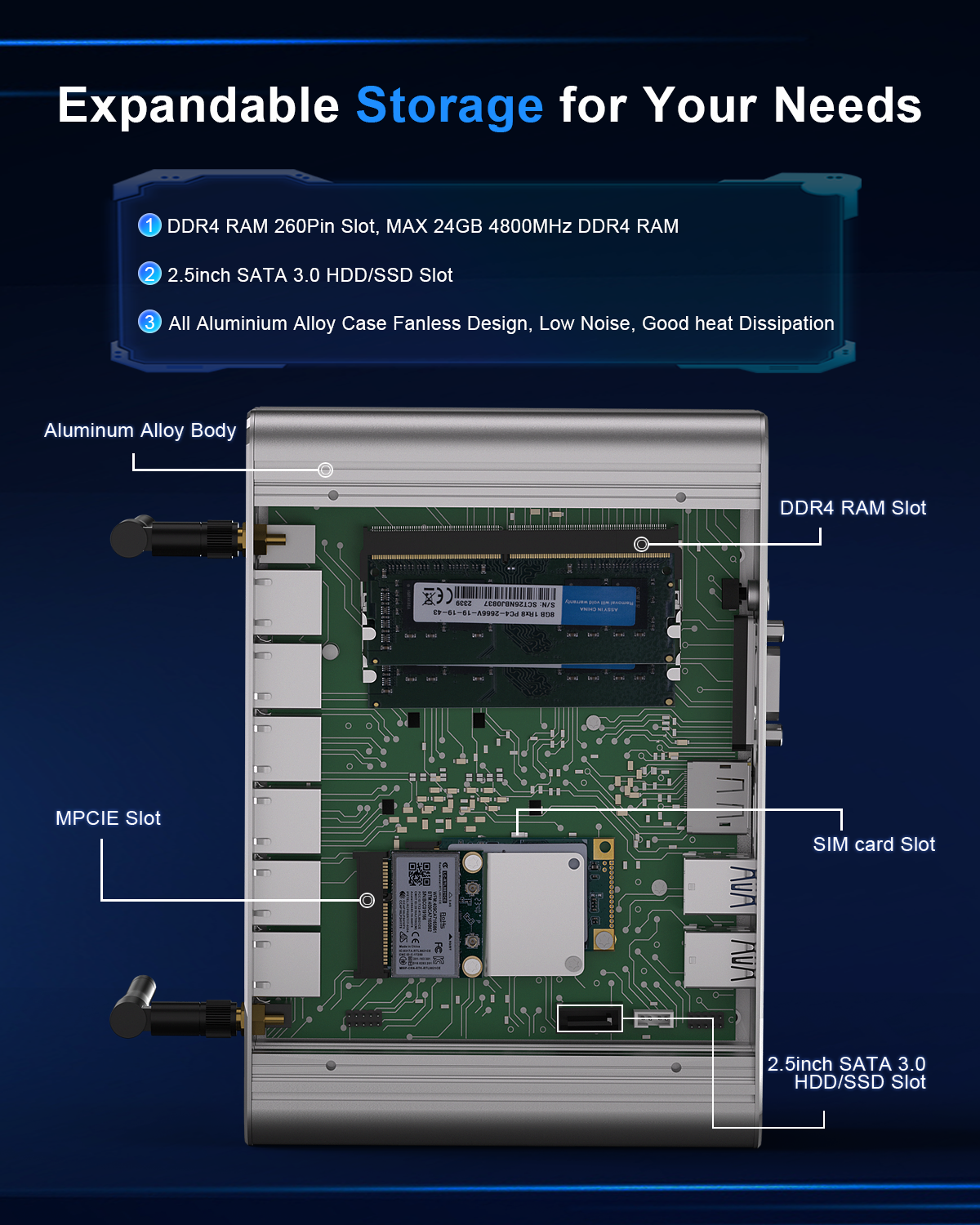 HYSTOU P09B-6L Expandable Storage for Your Needs