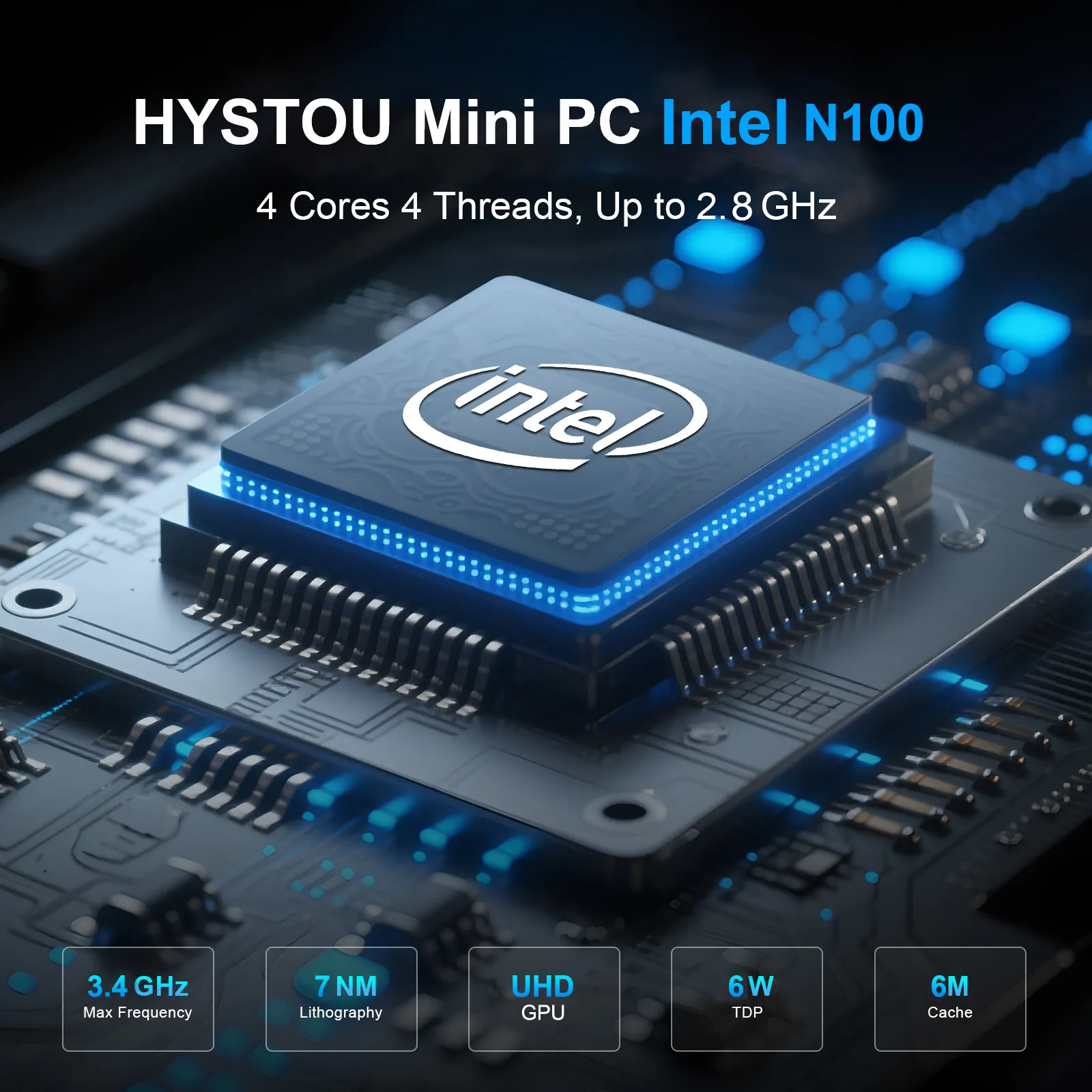 hystou h3 with intel n100 processor