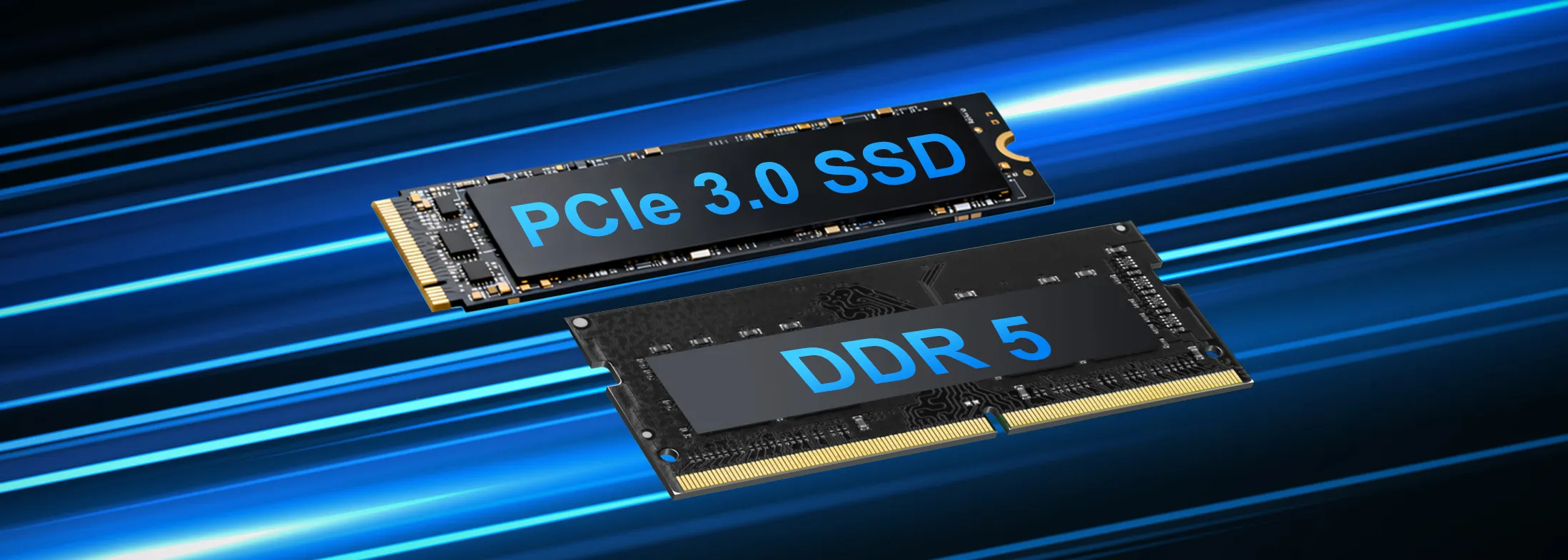 Hystou H7 mini PC supports high-speed DDR5 RAM and PCIe 3.0 SSD for rapid data processing and storage.