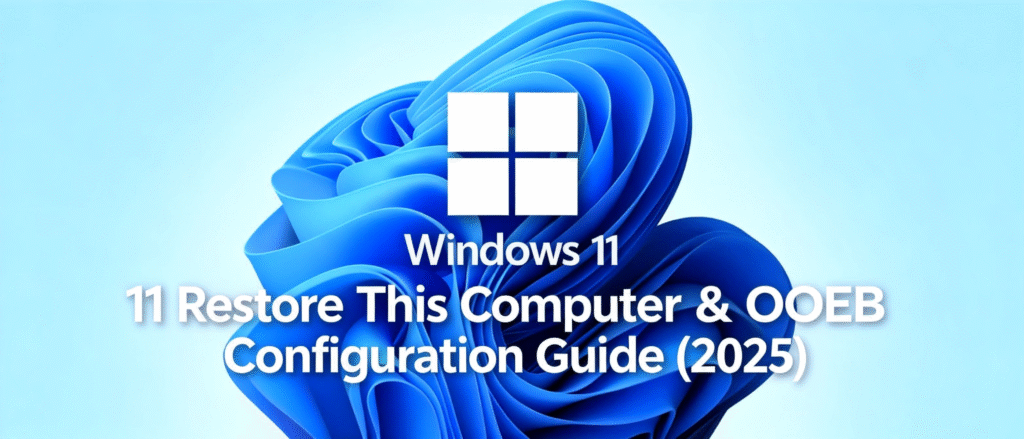 Windows 11 Recovery Configuration Guide