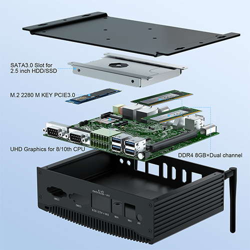 HYSTOU H6 Fanless Ample Memory & Storage