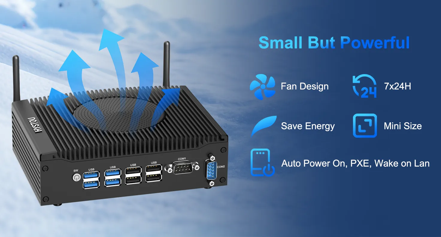 HYSTOU H7 Fan heat dissipation performance