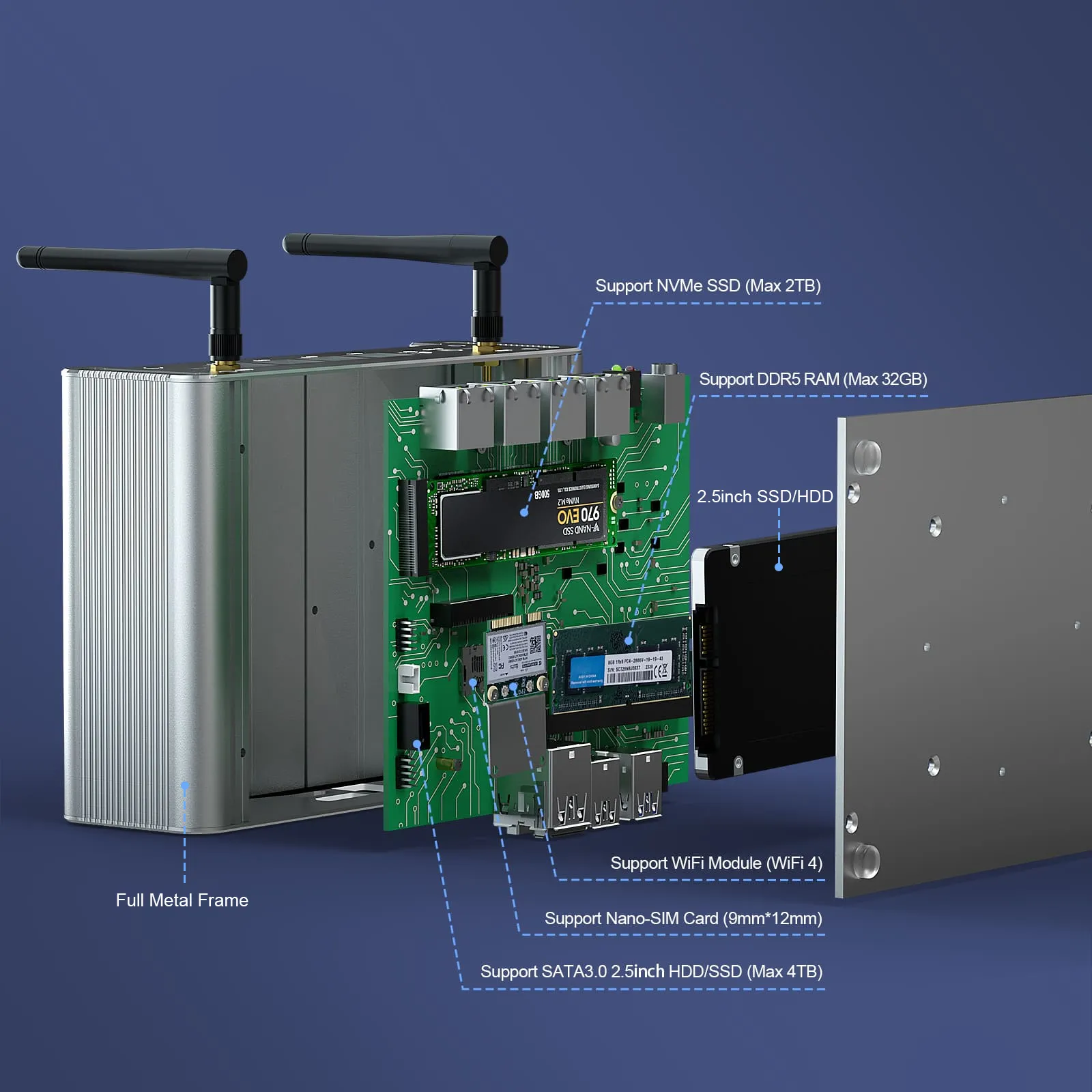 HYSTOU P09B-4L Structure