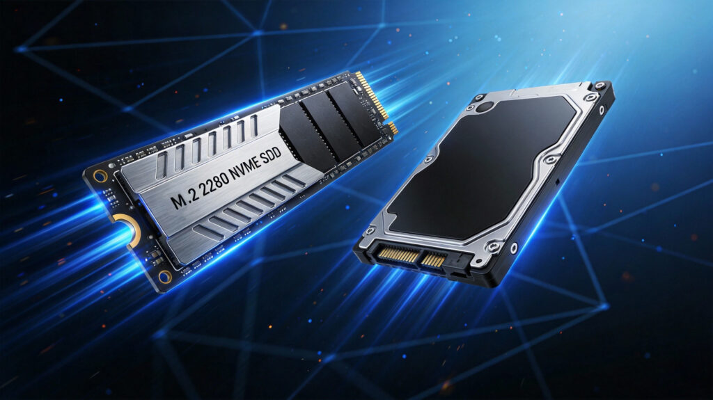 High speed NVME and Big Storage HDD