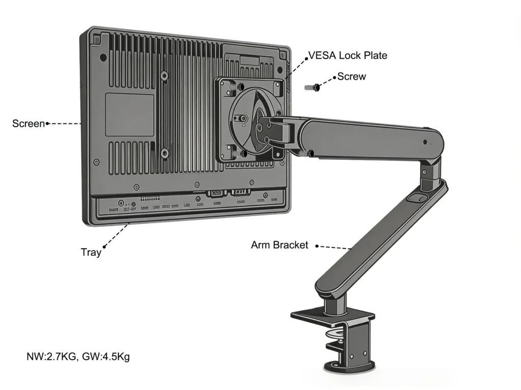 HST1001 VESA Mounting