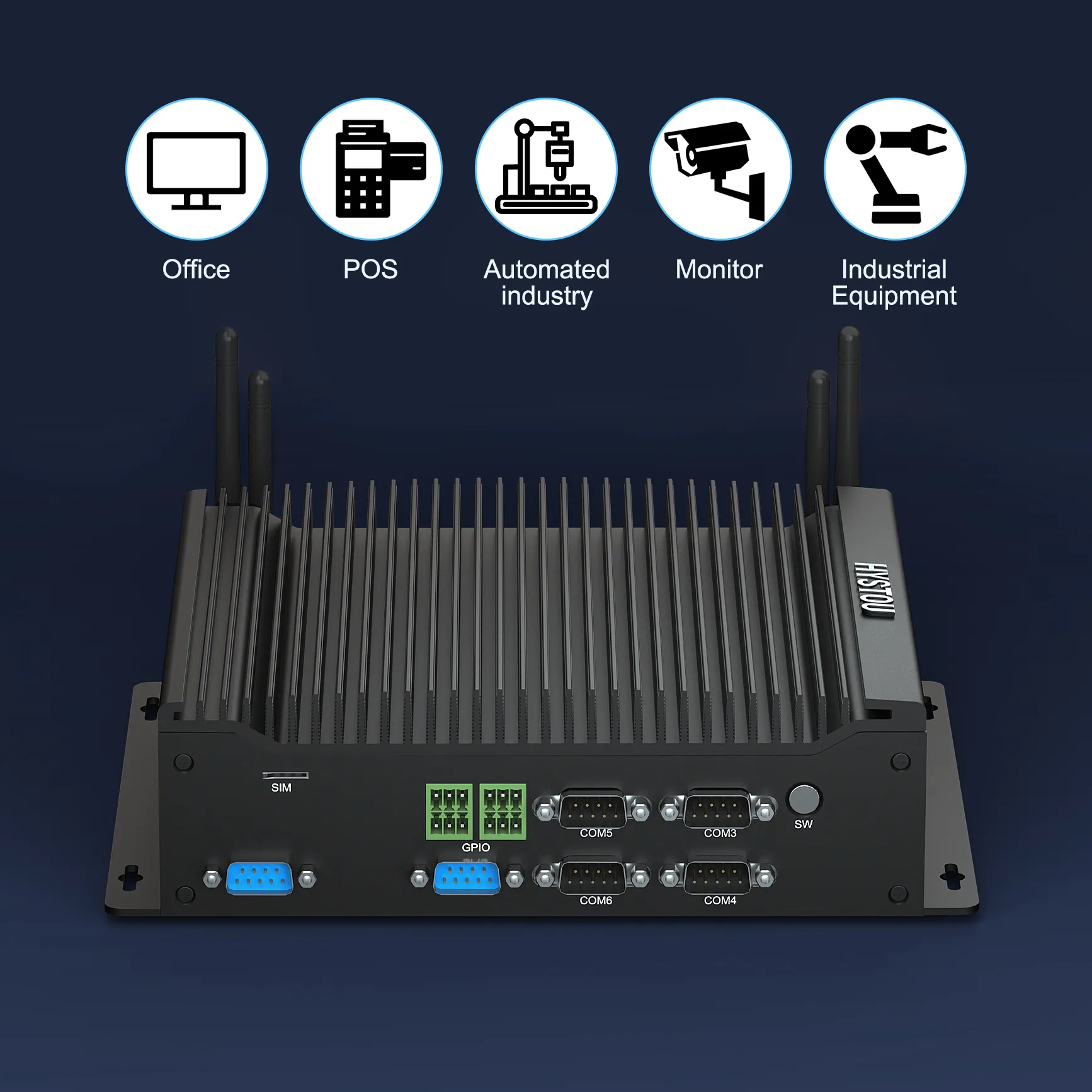 HYSTOU H4T 6COM Ports