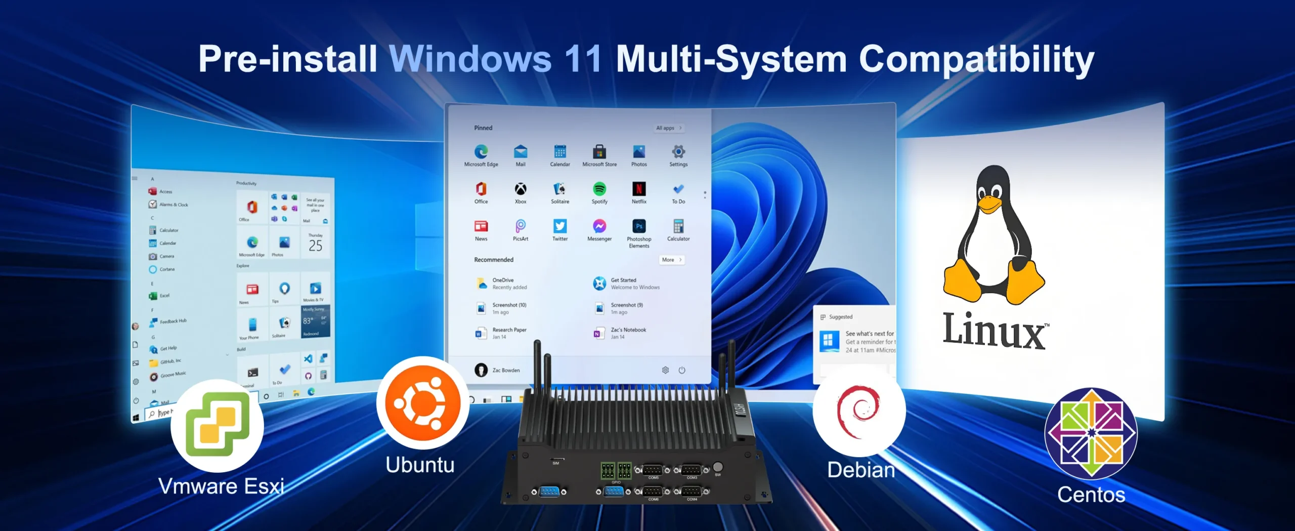 HYSTOU H4T Supported System