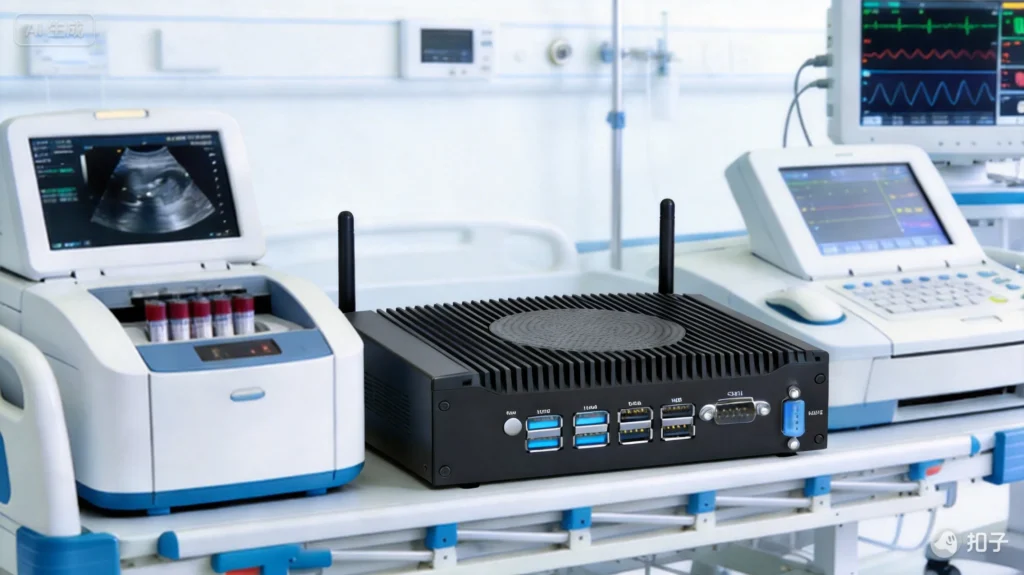 Medical-Grade Industrial Mini PC in Healthcare Environment