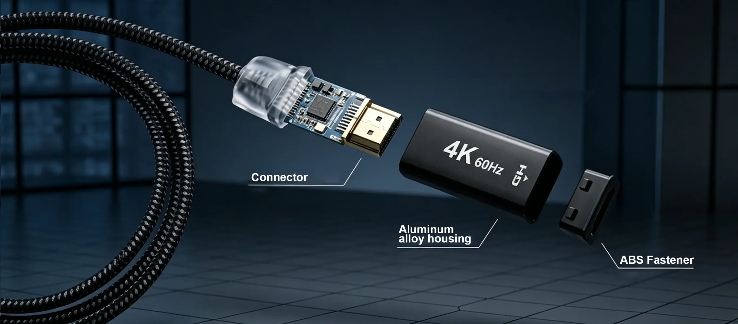 DP to HDMI cable structure