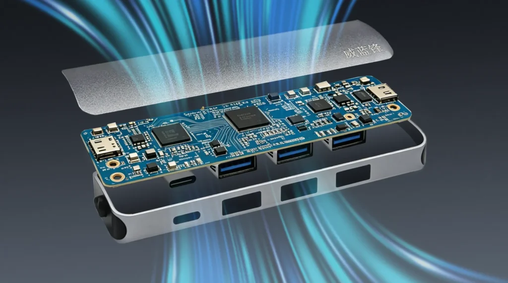 Docking station heat-dissipation