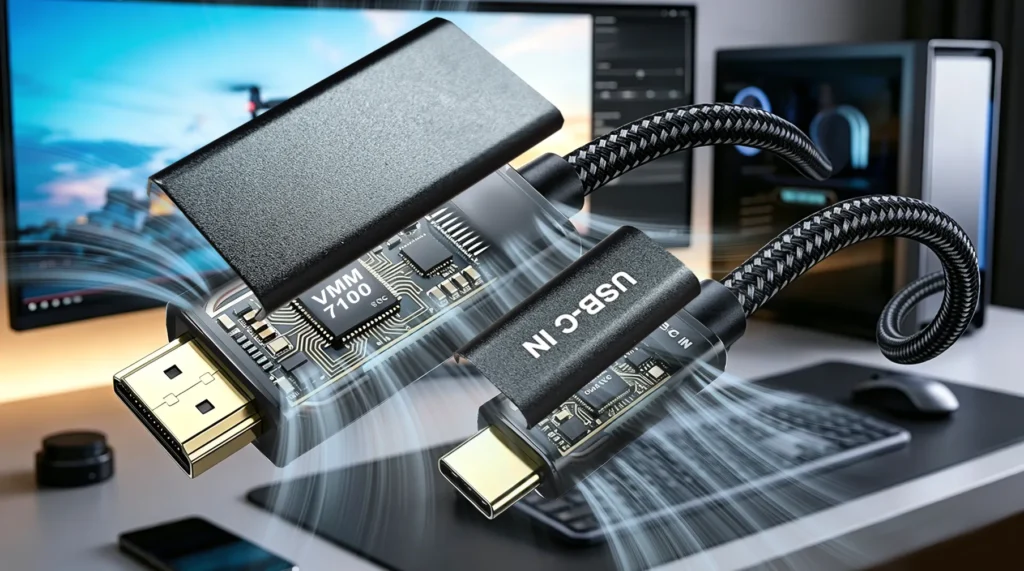 USB-C to HDMI cable chipset
