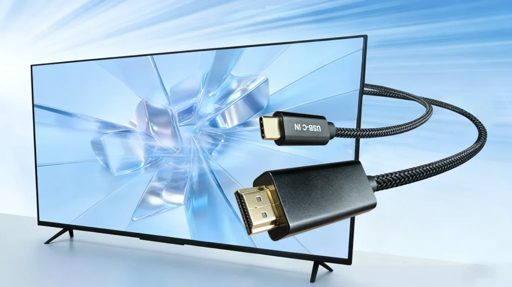 USB-C to HDMI cable high-speed transmission