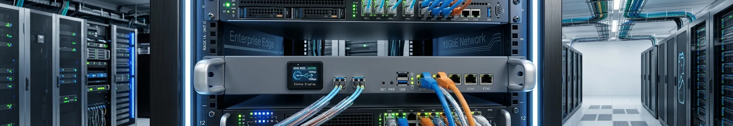 10GbE edge network appliance supporting industrial IoT and edge computing applications