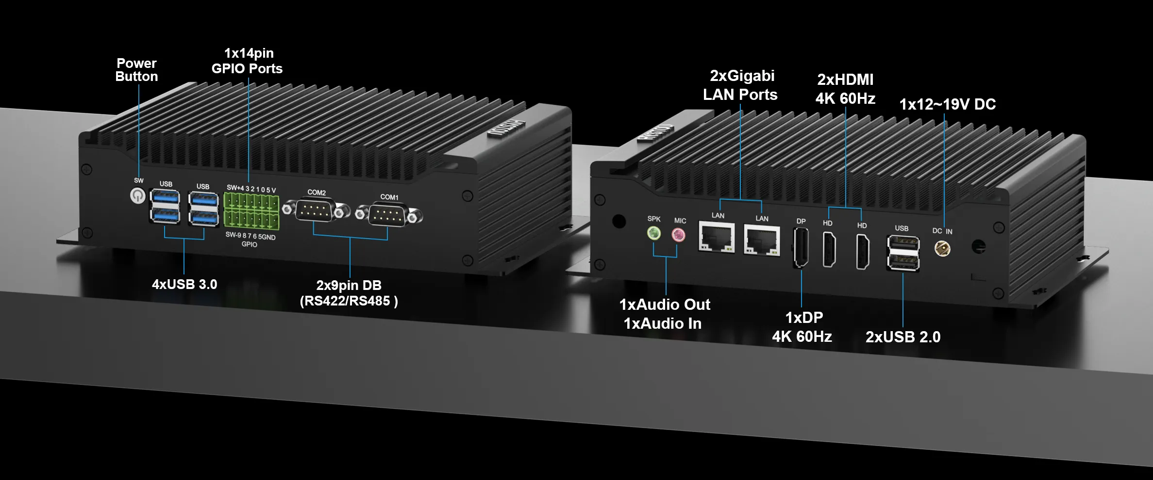 hystou h6-12th fanless interface 1