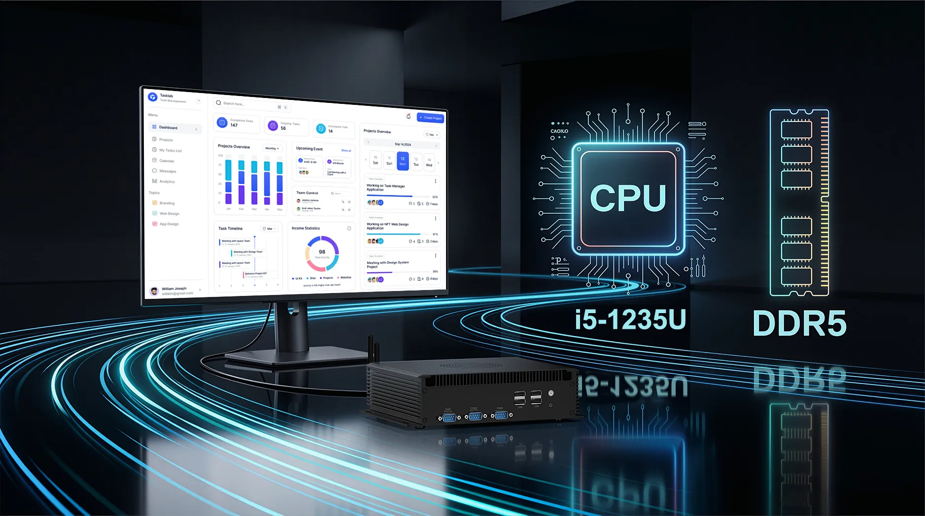 hystou h4-12th v2 with i5-1235U and ddr5
