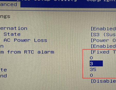 Enable Scheduled Power-On