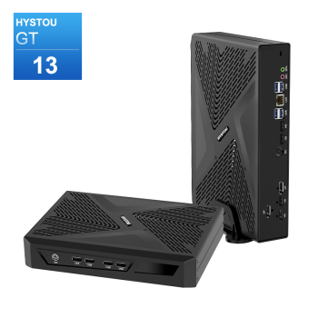 HYSTOU GT-3050 Mini PC Design: Compact Chassis with Multiple I/O Ports